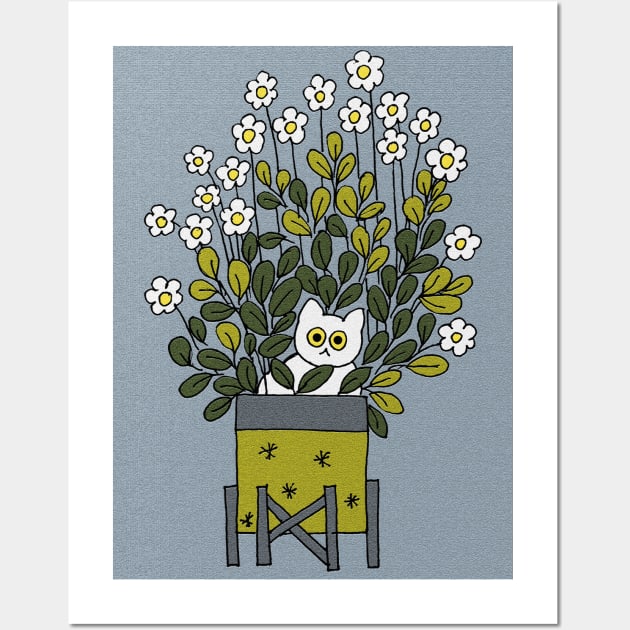 Chikki the cute cat Wall Art by HAVE SOME FUN